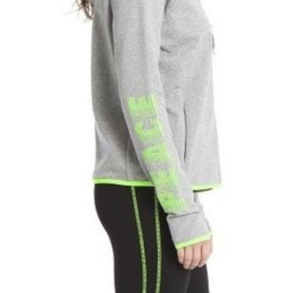 SPORTY PEACE THUMB-HOLE ZIP-UP HOODIE - Picture 4 of 6